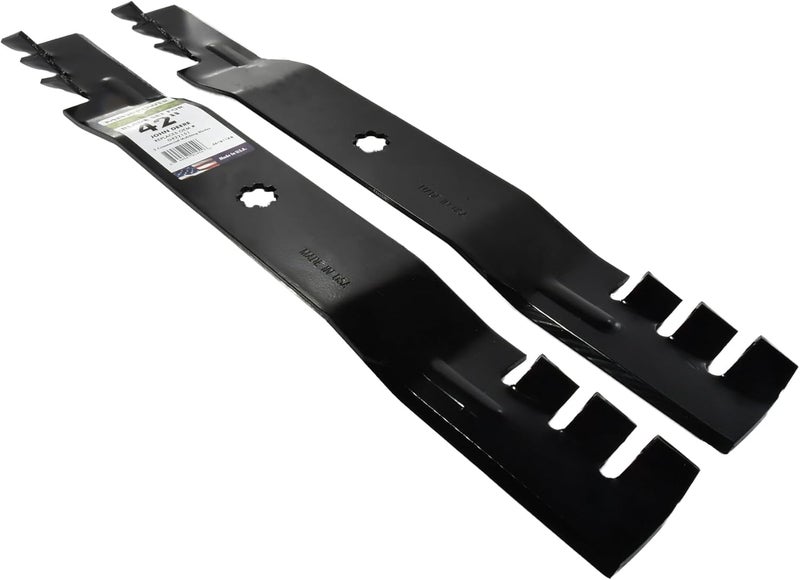 Max Power 561811XB 2 Blade Commercial Mulching Set for Many 42 in. John Deere Mowers Replaces OEM # GX22151, GY20850 - Image 1